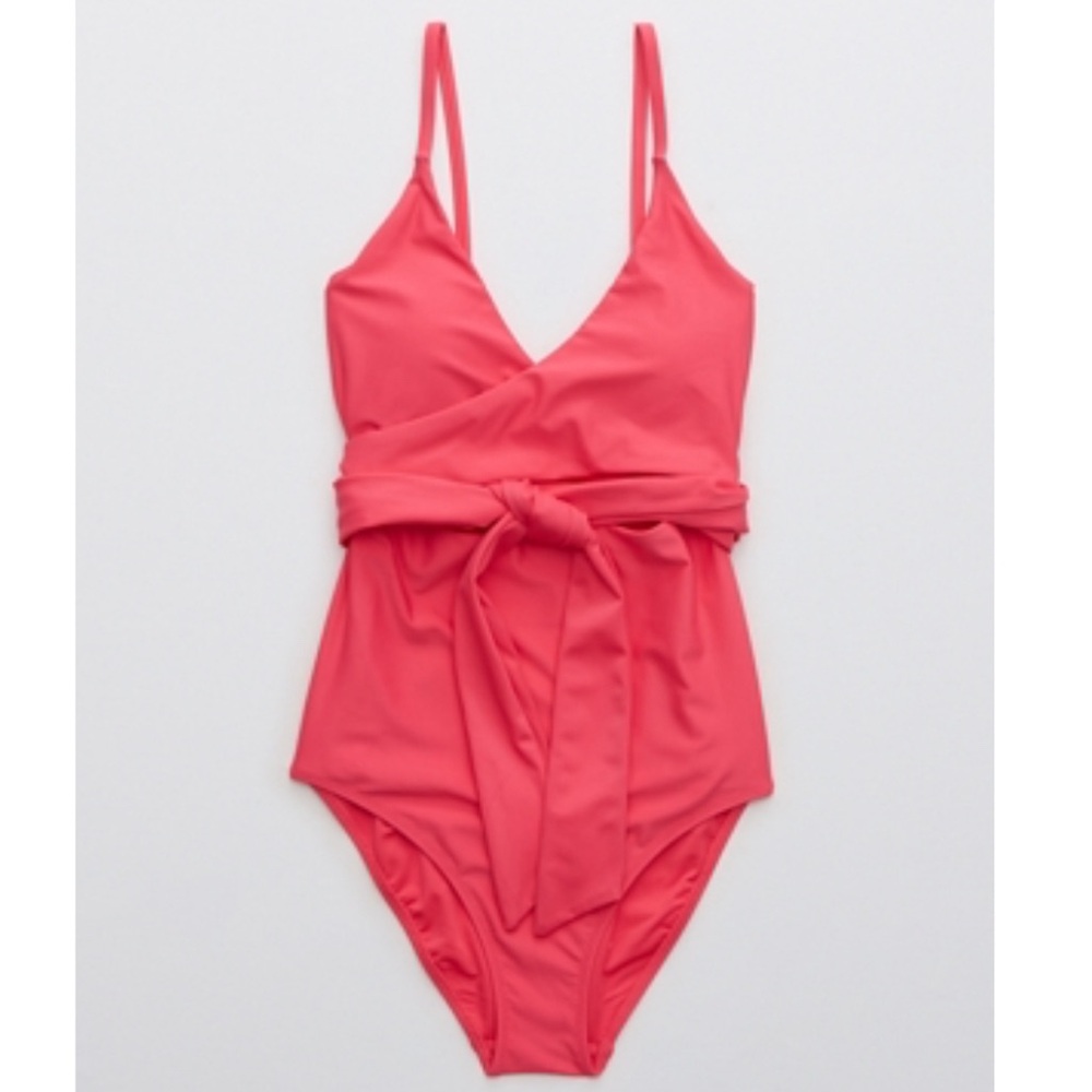 NWT Aerie Wrap Full Coverage One Piece Swimsuit / Size S